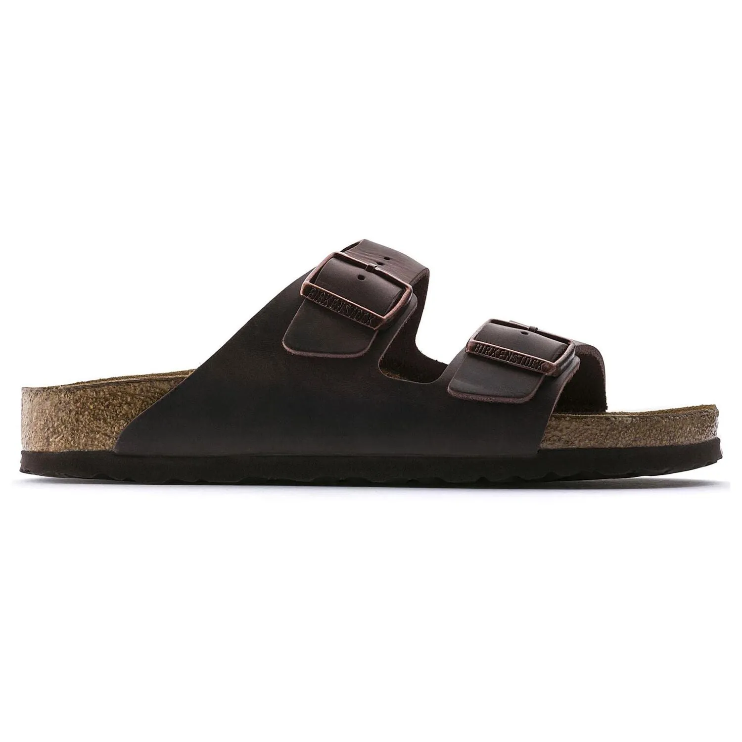 Sandals With Enclosed Toes ARIZONA SOFT FOOTBED OILED LEATHER