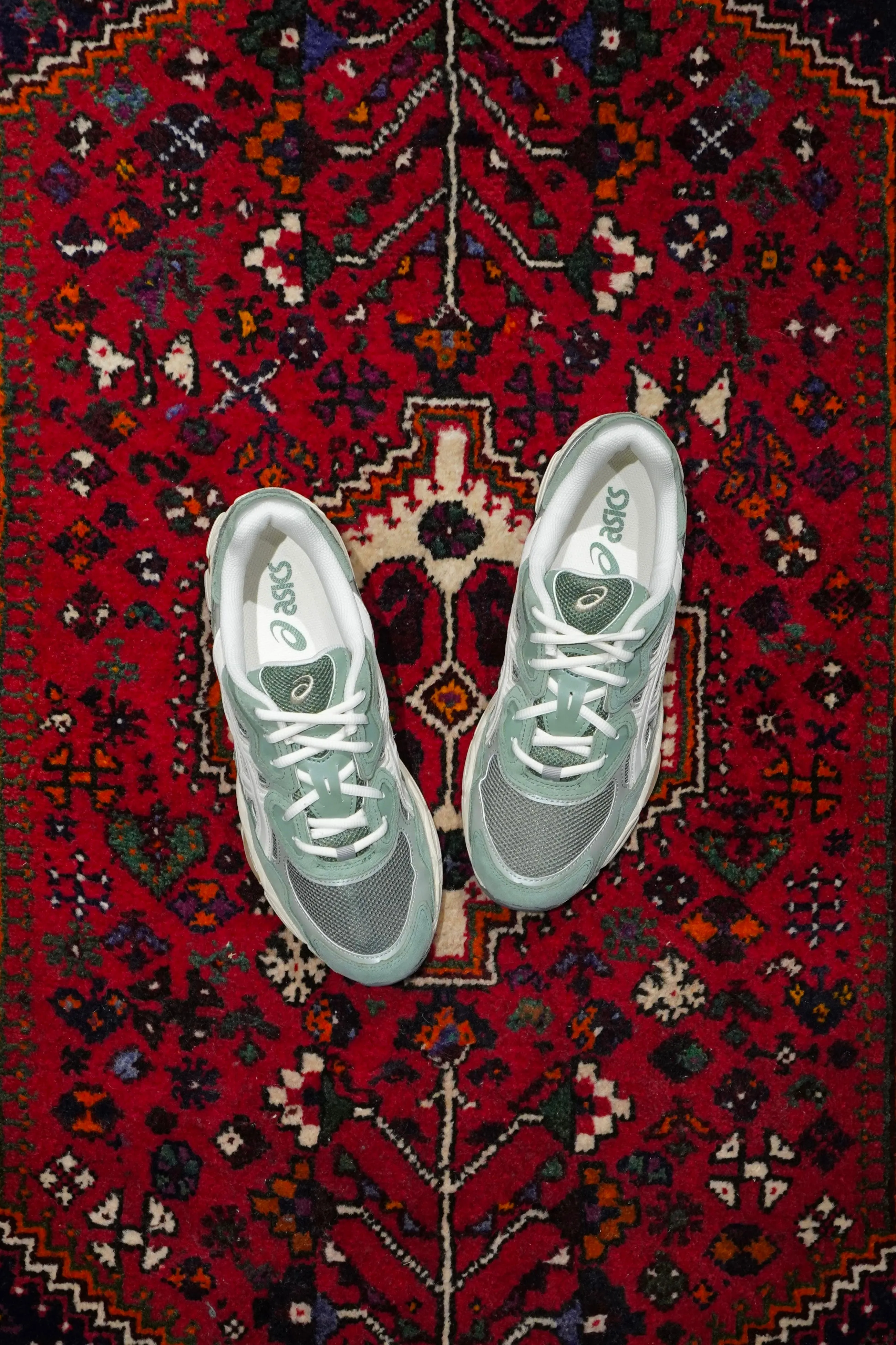 Asics Gel Peake 5 Cricket Shoes asics GEL-NYC (IVY/SMOKE GREY)