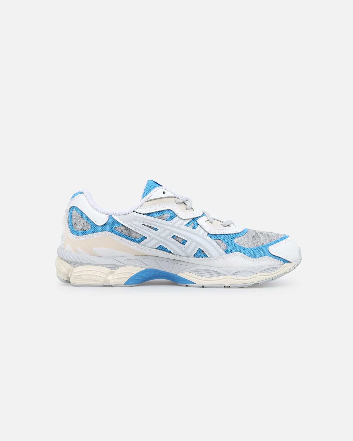 Asics GEL-NYC White/Dolphin Blue Asics Race Shoe