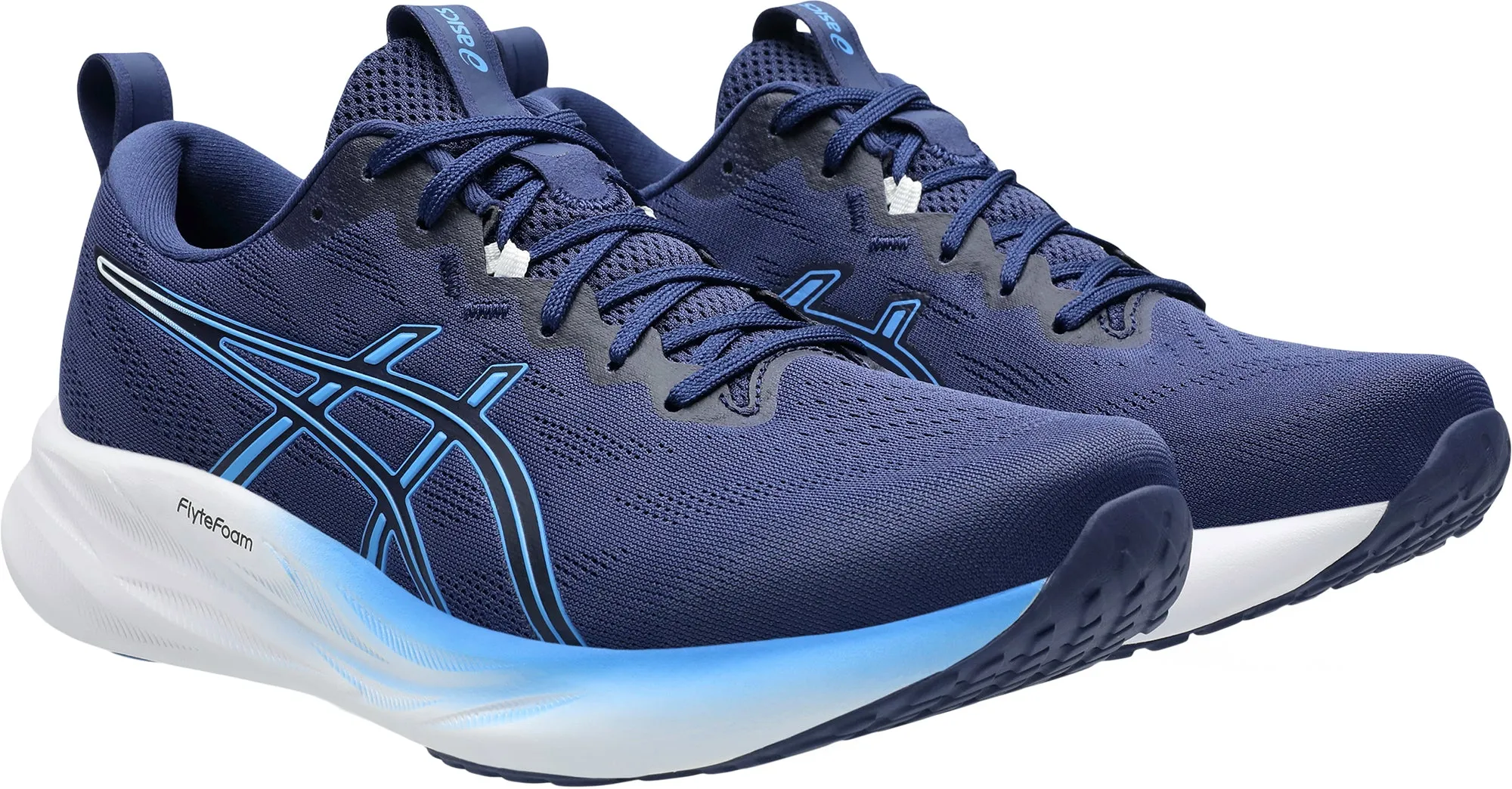 Asics Gel Pulse 16 Mens Running Shoes - Blue Asics Walker Shoes