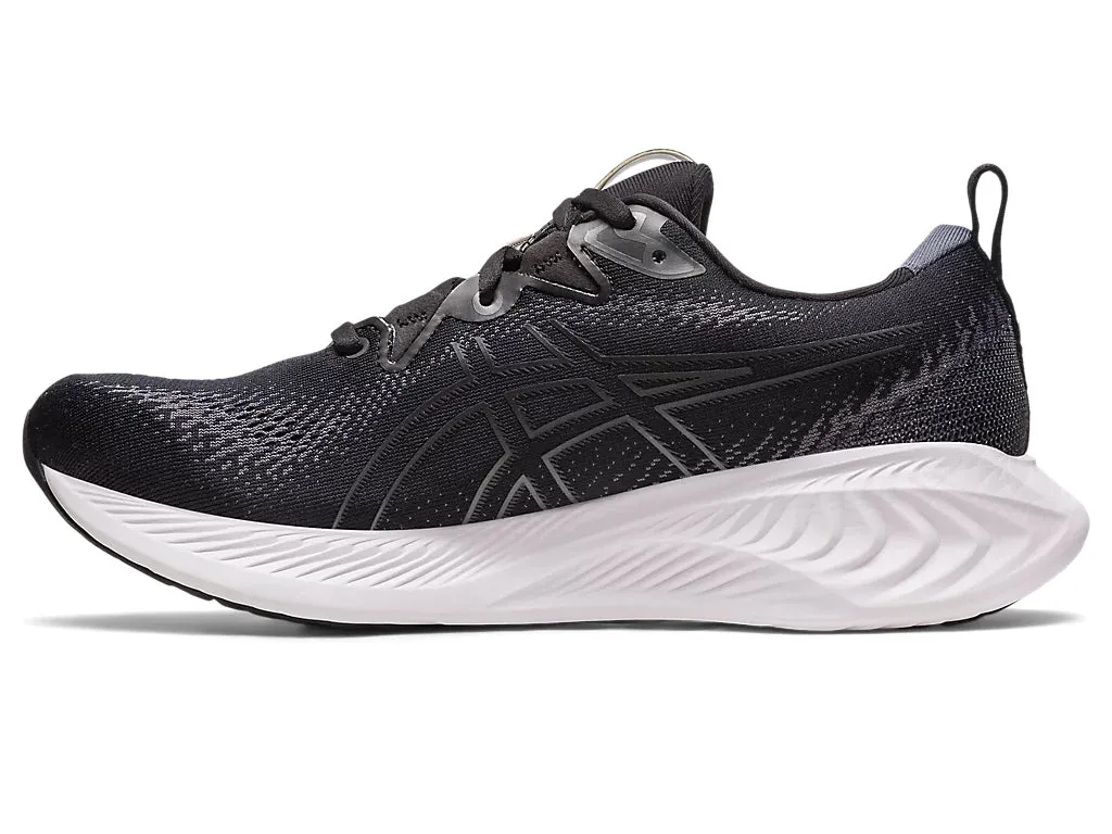 Jump 99 Strength Plyometric Training Shoes Asics Mens Gel Cumulus 25 Wide- Black/Carrier Grey (1011B620-002)