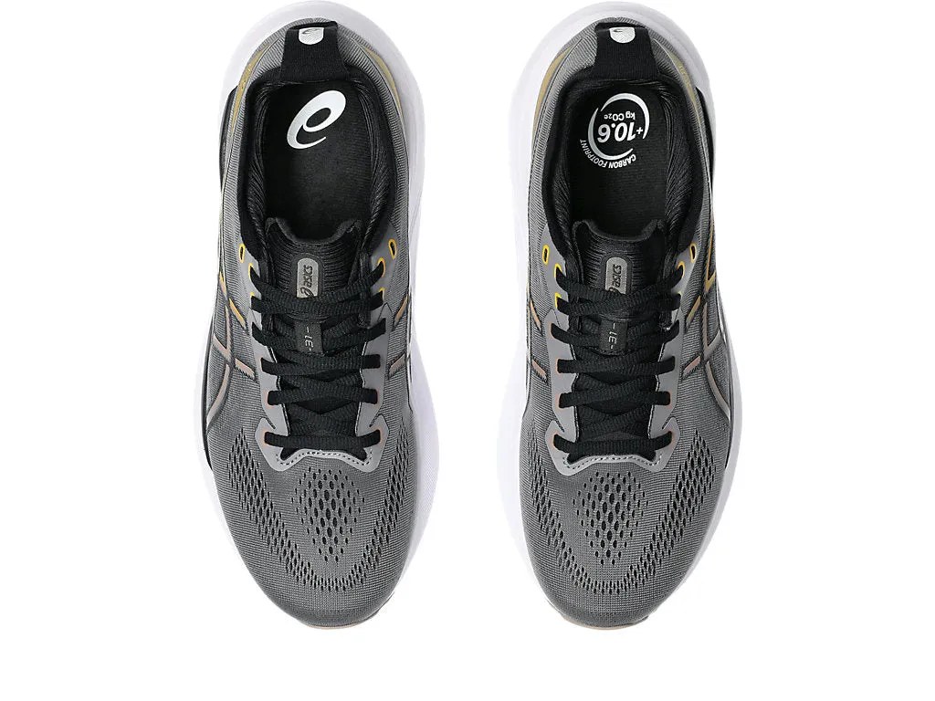 Jump Strength Training Shoes Asics Mens Gel Kayano 31 Wide - Carbon/Taupe Grey (1011B869-022)