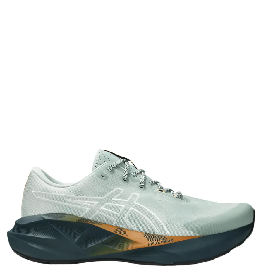 ASICS Men's NOVABLAST 5 TR Running Shoes in Nature Bathing/Lichen Rock AW25 Asics Running Shoes Gel Kayano 24