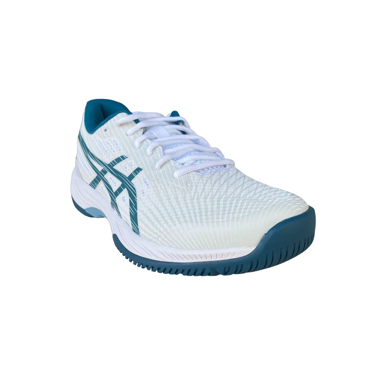 Asics scarpa da tennis da uomo Gel Game 9 1041A337-102 bianco alzavola Black Tennis Shoes