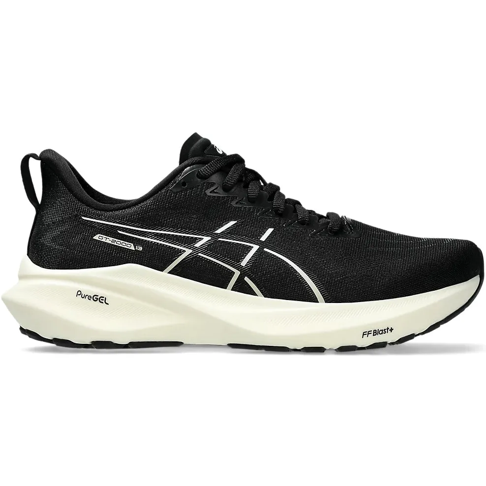 Asics Women's GT-2000 13 Running Shoes Black / White Asics Training Shoes India