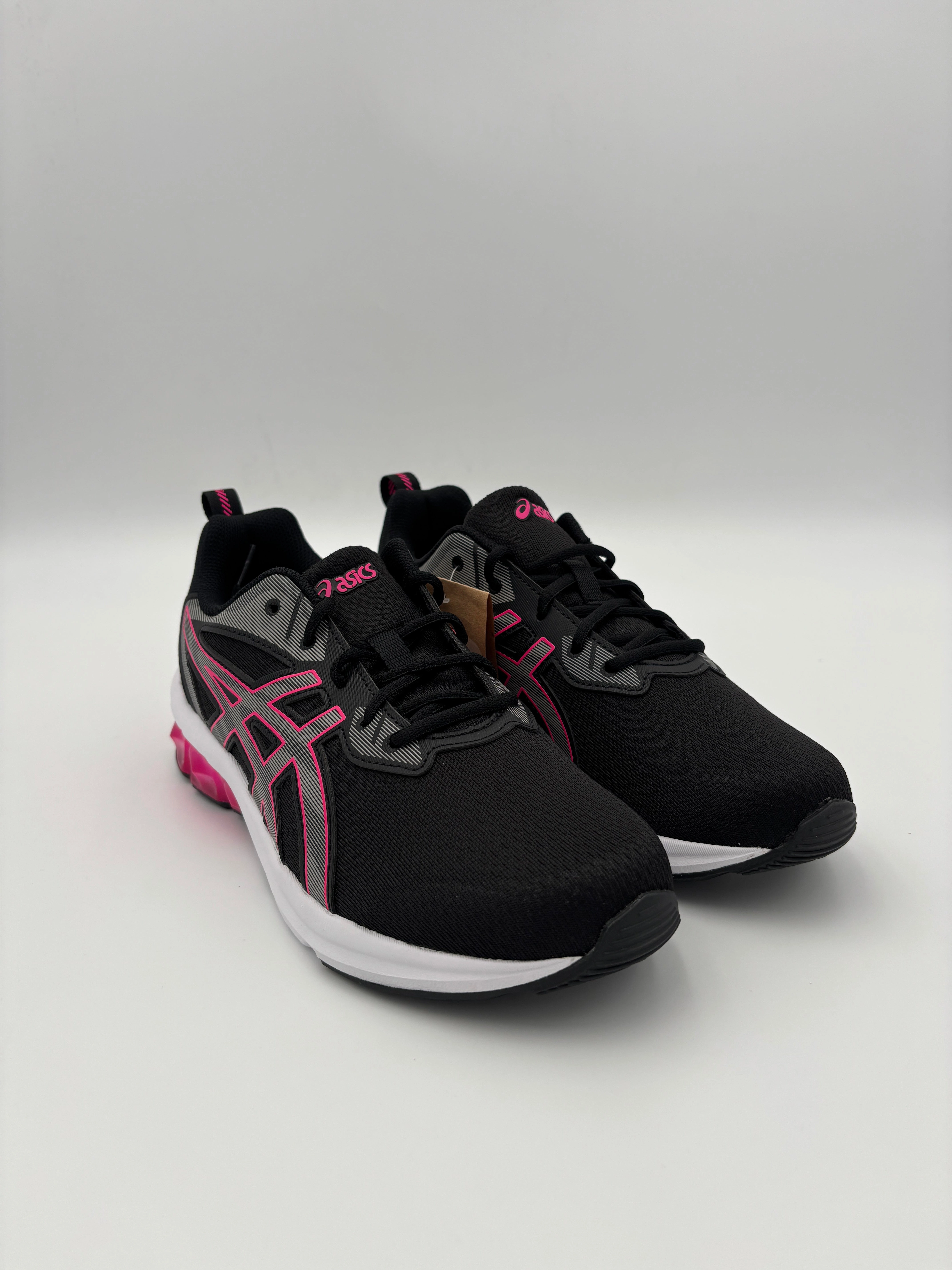 Asics Kid's Gel Quantum 90 Gs Black/Pink Running Shoes Running Shoes For Supination Asics