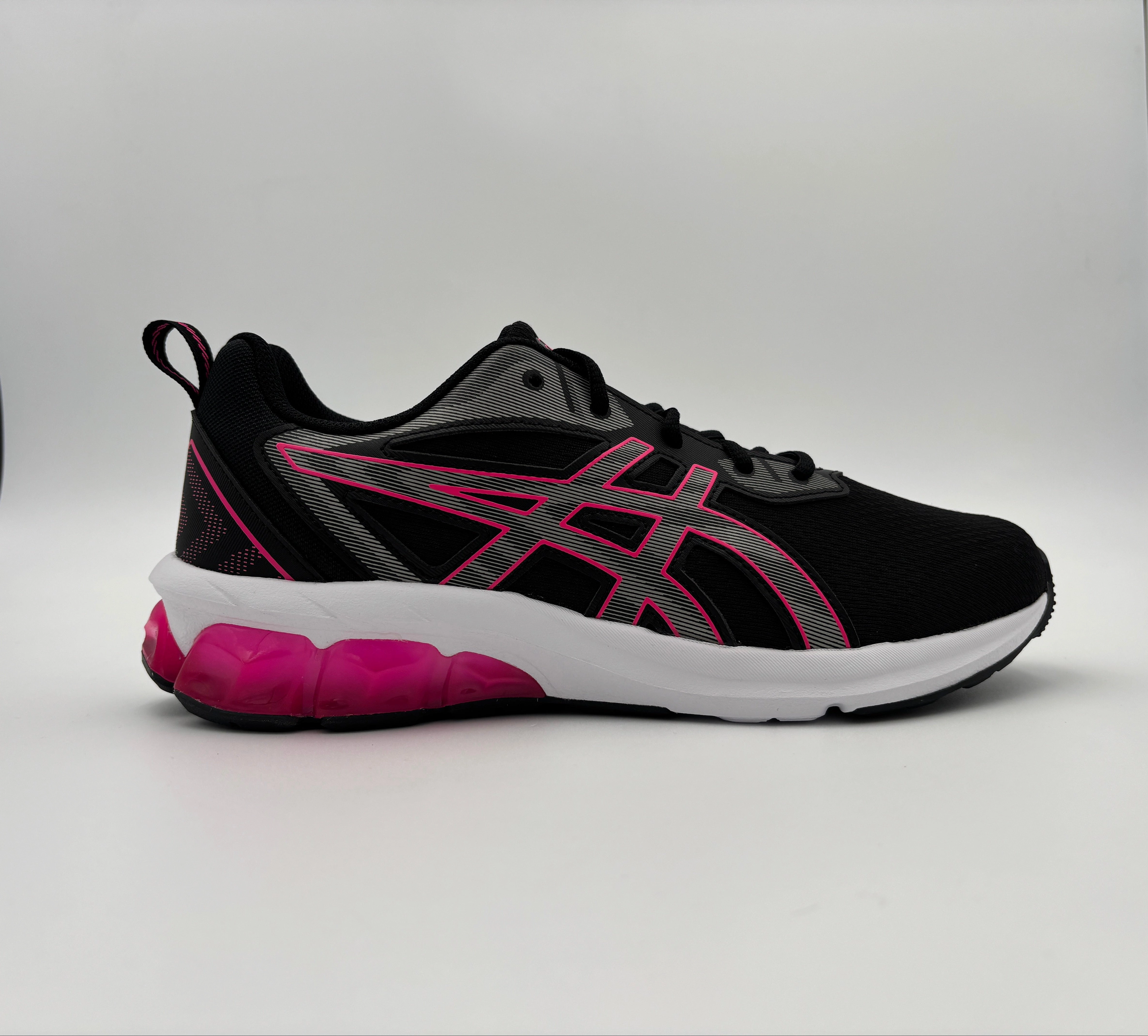 Asics Kid's Gel Quantum 90 Gs Black/Pink Running Shoes Asics Gel Foundation Workplace Walking Shoe