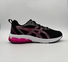 Asics Kid's Gel Quantum 90 Gs Black/Pink Running Shoes Best Asics Race Shoes