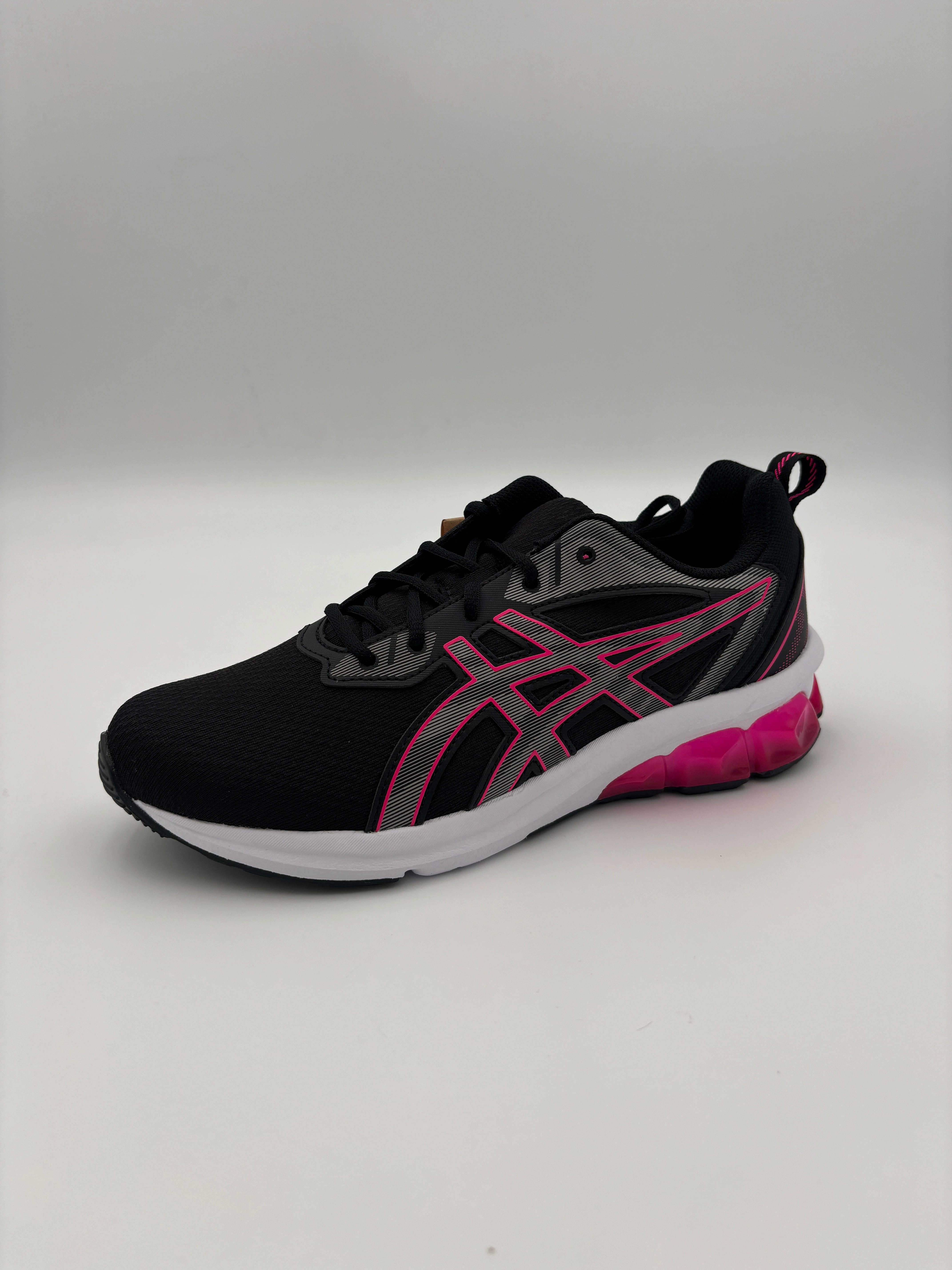 Asics Kid's Gel Quantum 90 Gs Black/Pink Running Shoes Asics Hiking Shoes