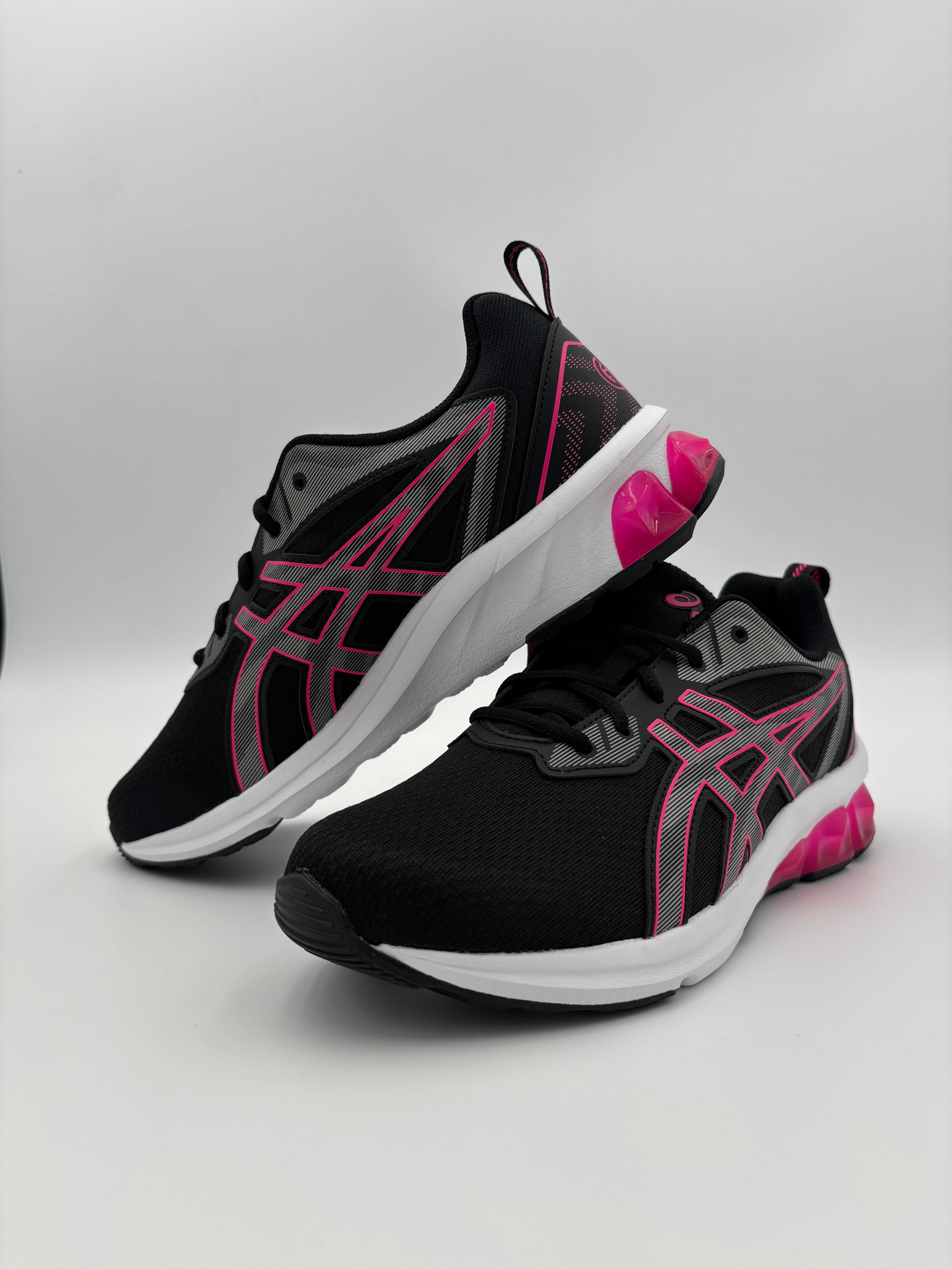 Asics Novablast 2 Running Shoes Asics Kid's Gel Quantum 90 Gs Black/Pink Running Shoes