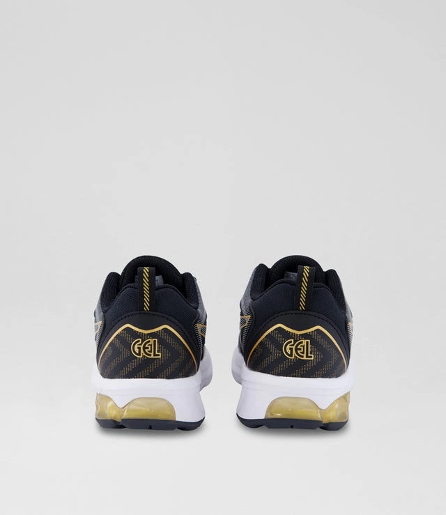 Asics Safety Shoes Asics Kid's Gel Quantum 90 Iv Black/Gold Running Shoes