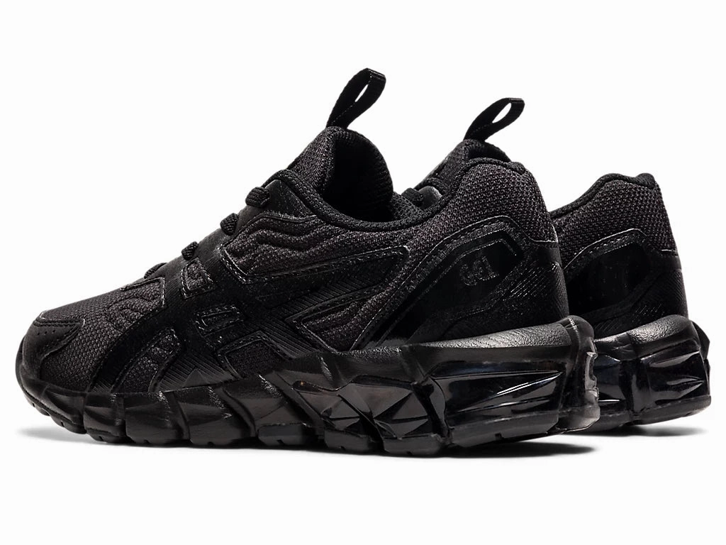 Asics Tiger Gel Kayano Trainer Knit Shoes Asics Kids Gel-Quantum 90 Triple Black Running Shoe