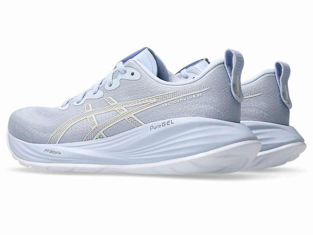 Asics Women's Cumulus 27 Blue Fade Running Shoes Asics Training Running Shoes