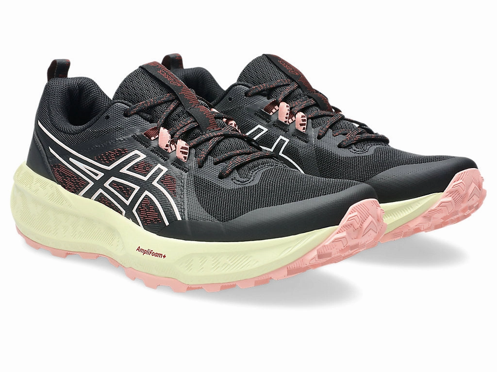 Asics Resolution X Tennis Shoe Reviews Asics Women's Gel Sonoma 8 Black/Light Green Trail Running Shoes