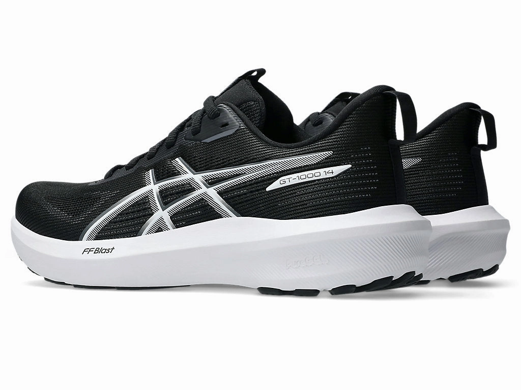Asics Glideride Running Shoes Asics Women's Gt 1000 14 Black/White Running Shoes