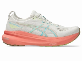 Lqdcell Optic Sci-fi Training Shoes Asics Womens Gel Kayano 31- Birch/Energy Aqua (1012B670-200)
