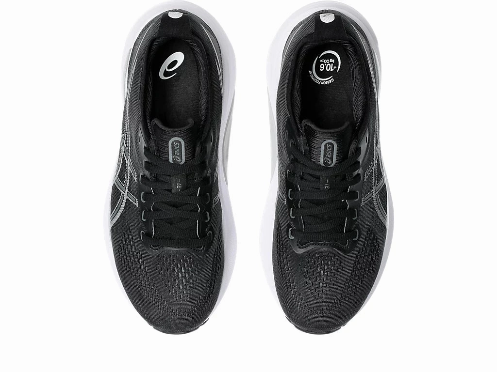 Asics Trainer Shoes Asics Womens Gel Kayano 31- Black/Pure Silver (1012B670-002)