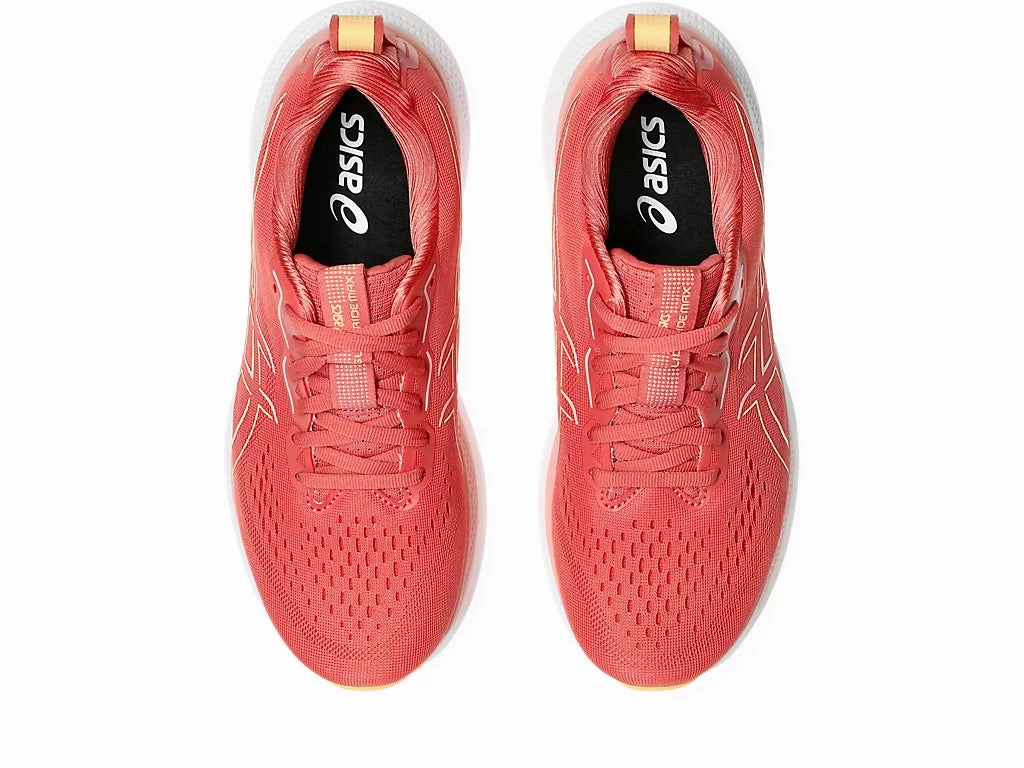 Tactical Training Shoes Asics Womens Glideride Max - Dark Pink Clay/Orange Glow (1012B691-700)
