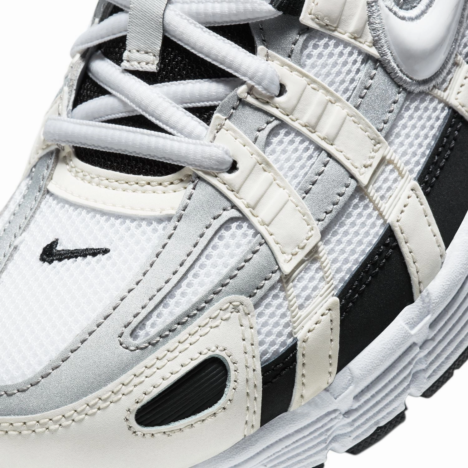 Nike Velcro Shoes For Adults P-6000 'Wolf Grey Metallic Silver'