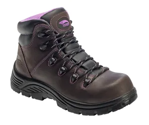 Avenger Womens Comp Toe PR EH WP Hiker M Brown Leather Boots Fashion Winter Boots