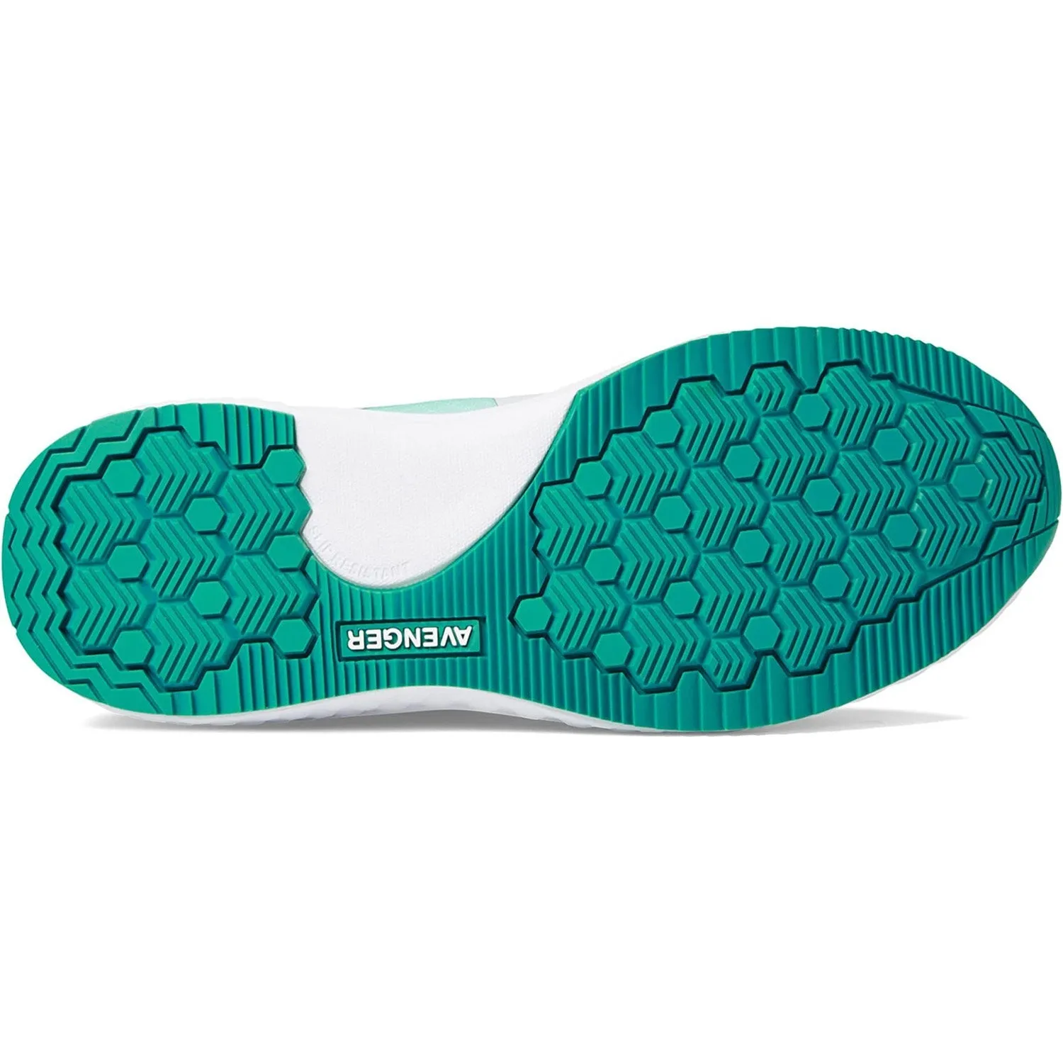 Comfortable Combat Boots Avenger Womens Haven CN Grey/Turquoise Work Boots