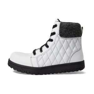 Avenger Womens Metro 8in CN EH White Work Boots Alpine Design Boots