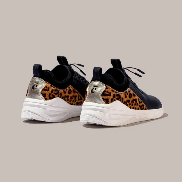 Average Weight Of Basketball Shoes Clove  - Aero's Shoes - Limited Edition - Black / White Leopard