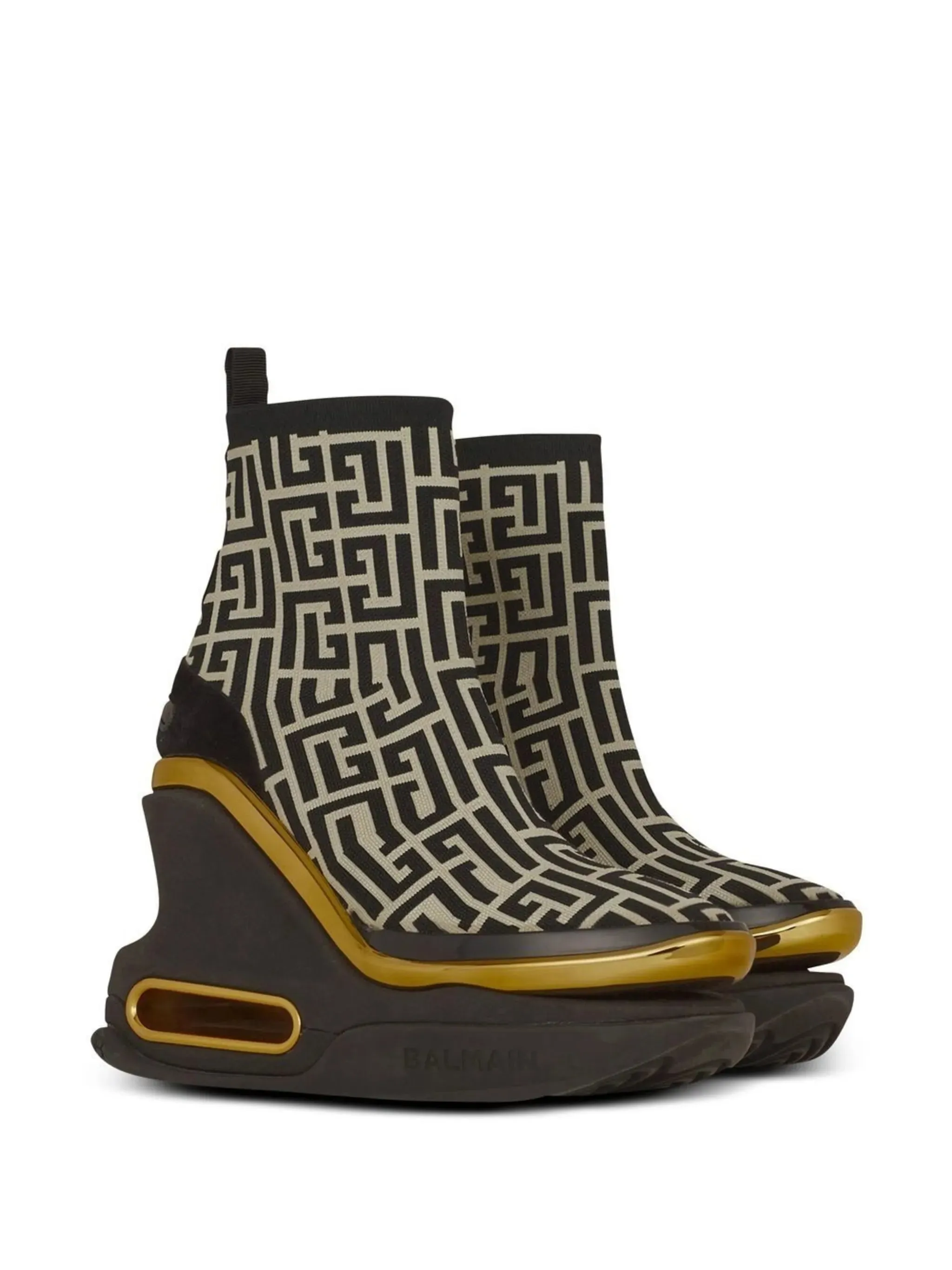 B-Bold 120mm monogram wedge sneakers Victor Cruz Trainer Shoes