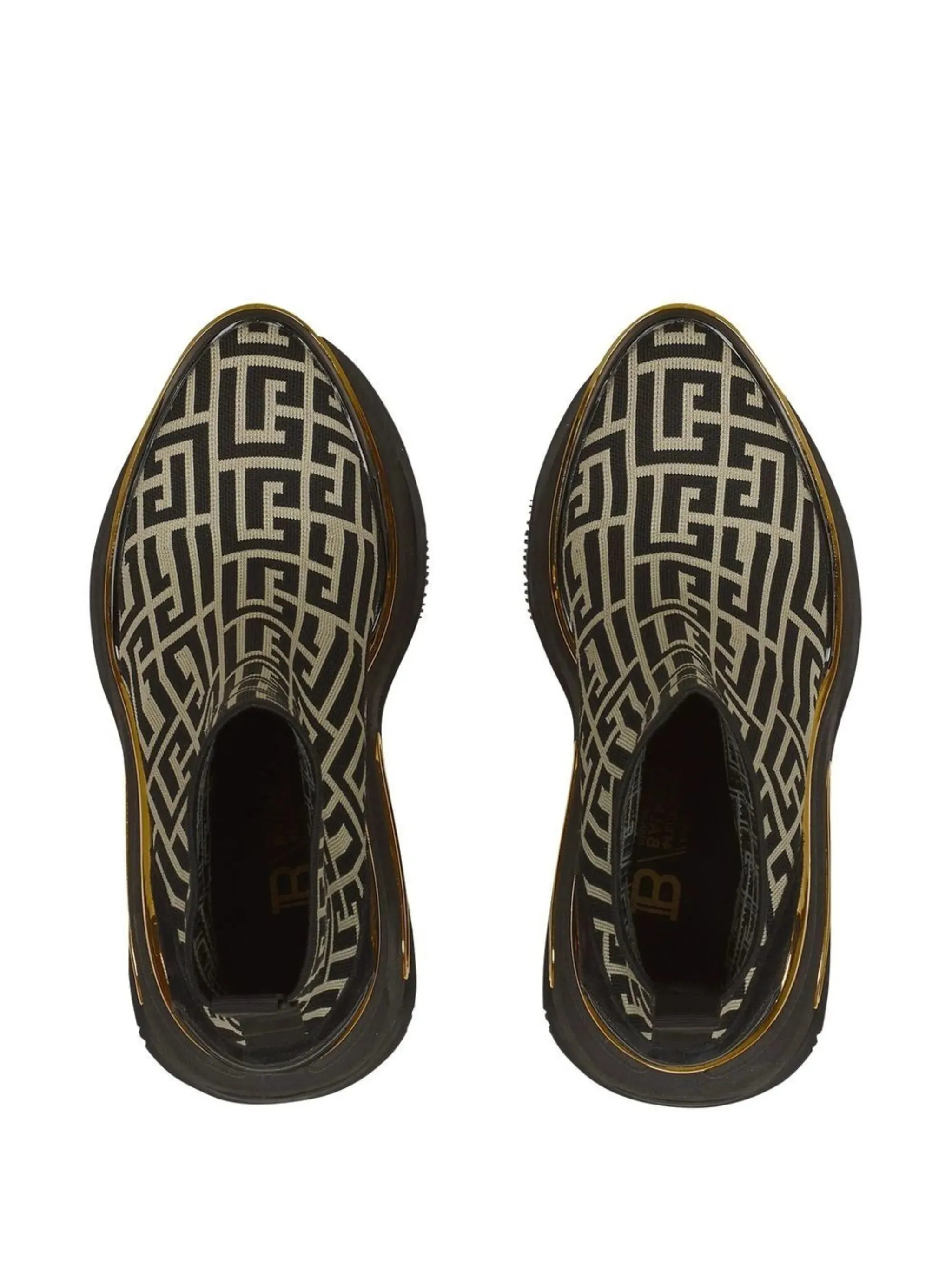 Running Shoe Vs Training Shoe B-Bold 120mm monogram wedge sneakers