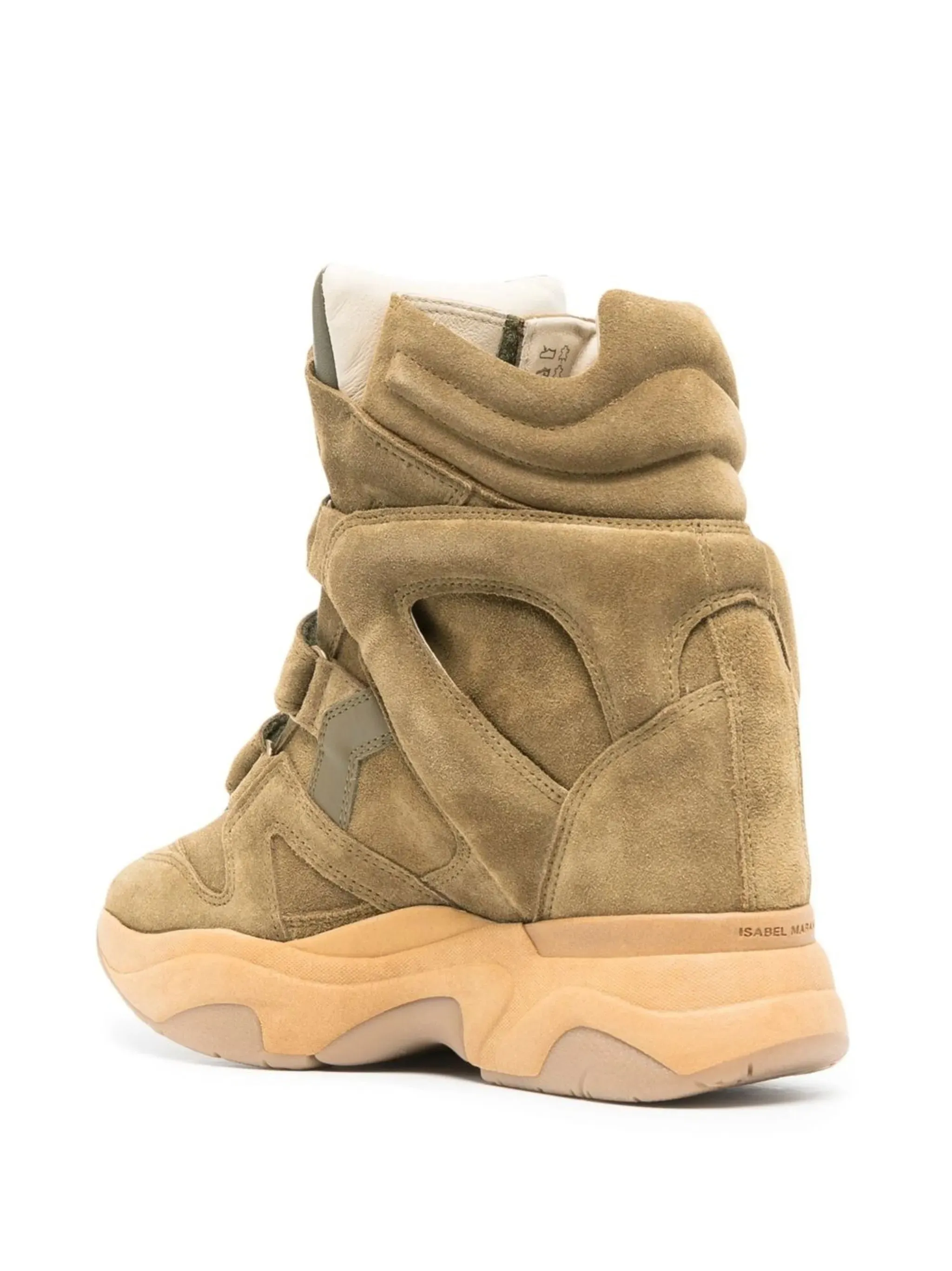 Training Shoes High Top Balskee suede high-top wedge sneakers