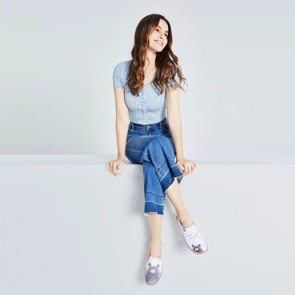 Casual Cute Shoes Be with You Canvas Toledo I Women