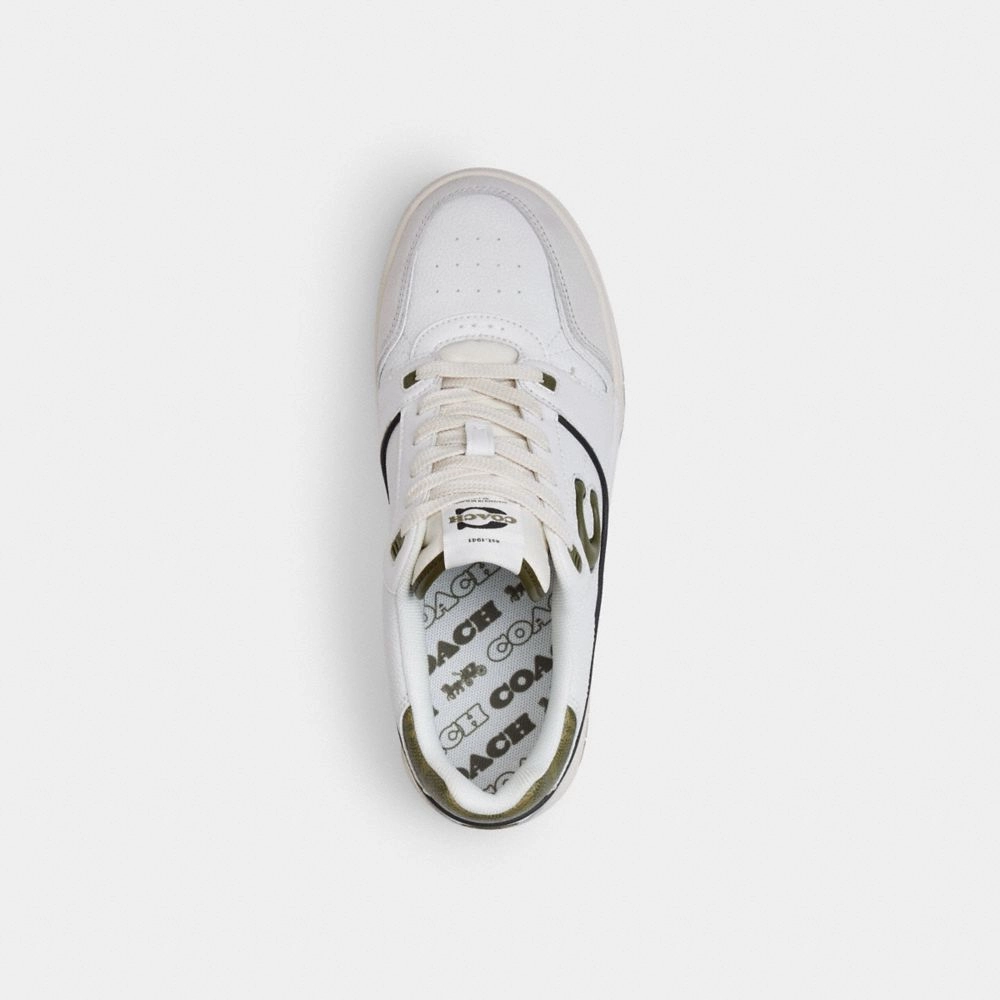 Casual Dress Shoes Macy's Coach Soho Sneaker Olive Optic White