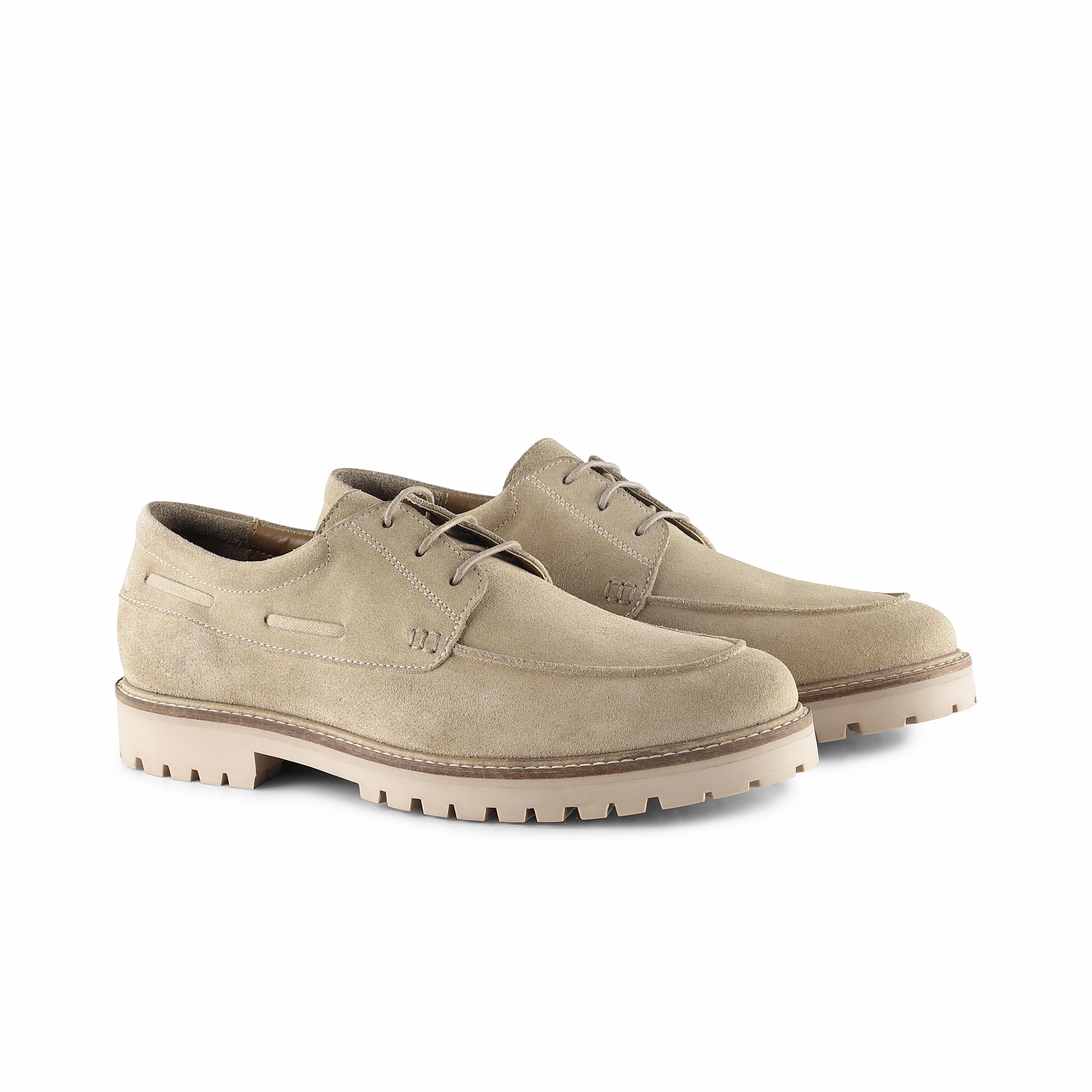 Electric Trailer Brake Shoe Replacement Beckenham Suede Casual Apron Front Shoes - Sand