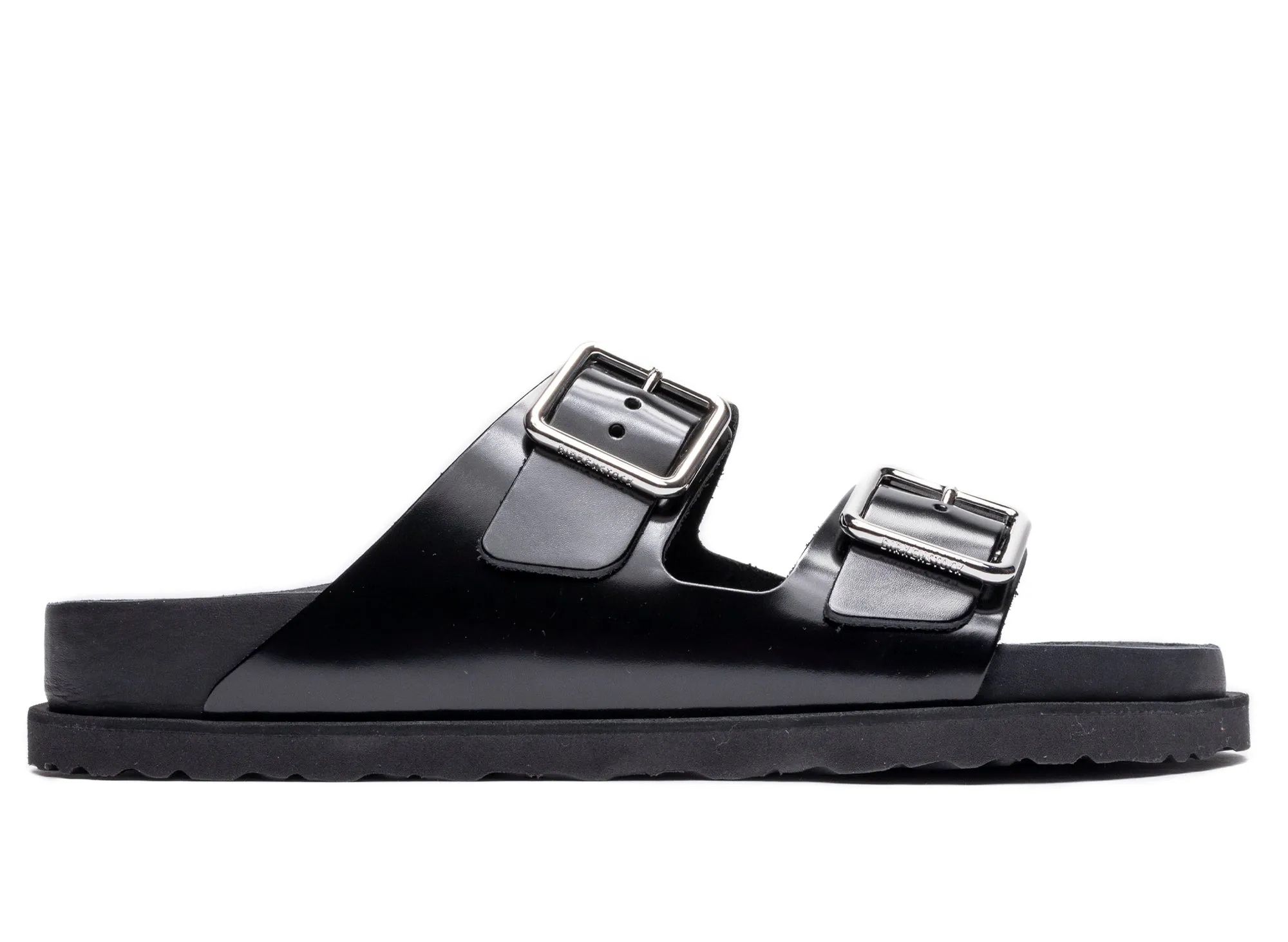Birkenstock 1774 Arizona Shiny Leather in Black Best Support Sandals