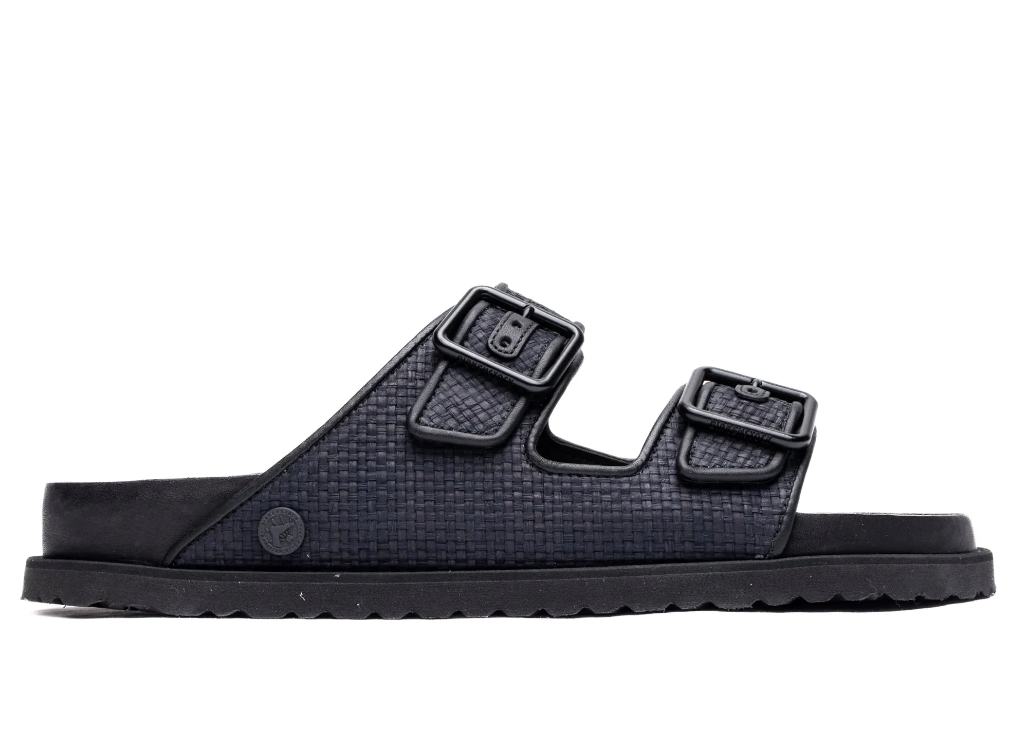 Sandals Ugg Birkenstock Arizona Raffia Luxe 1774 in Black
