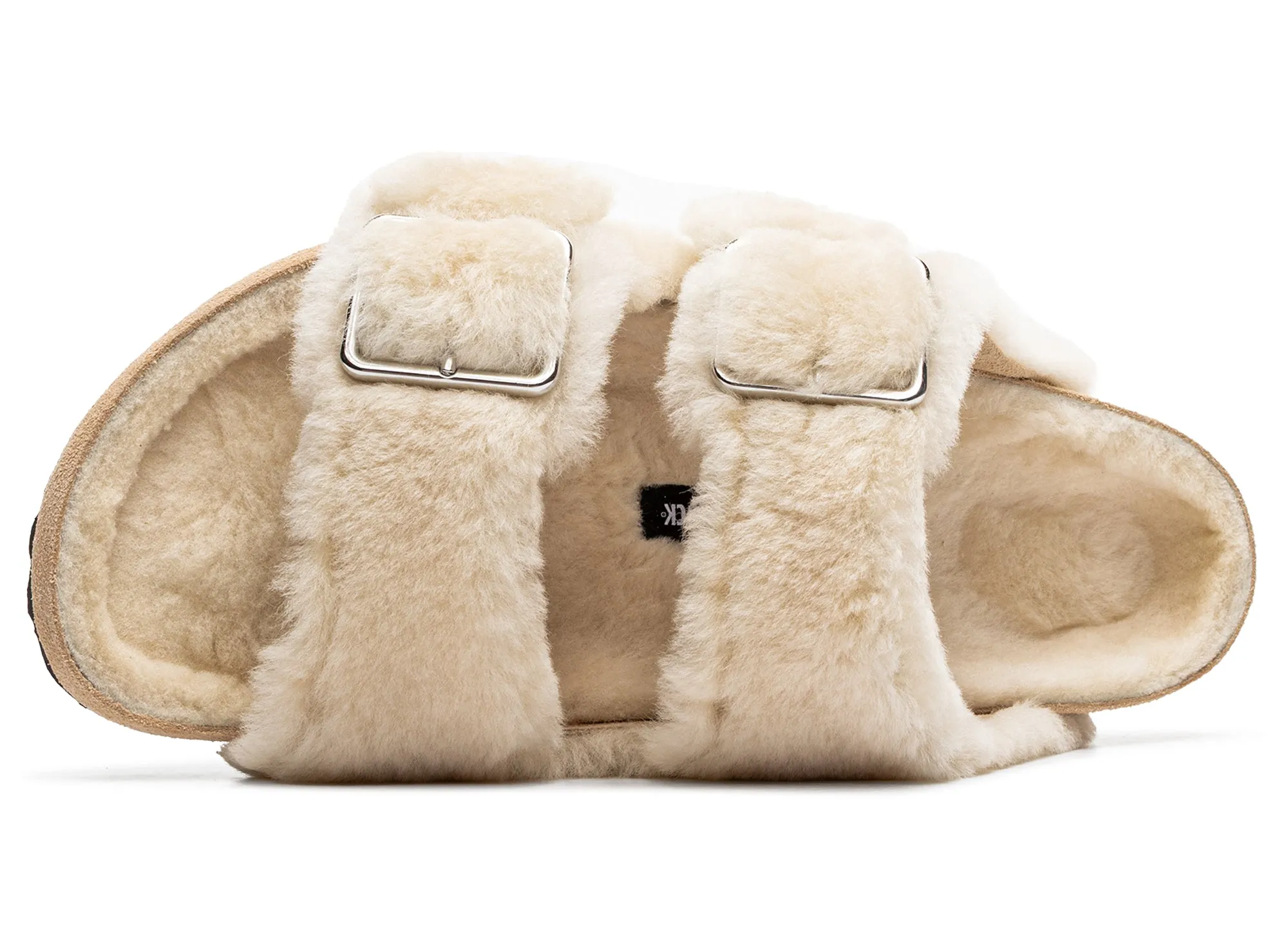 Birkenstock Arizona SK1 1774 Shearling Cream LAF Reef Platform Sandals