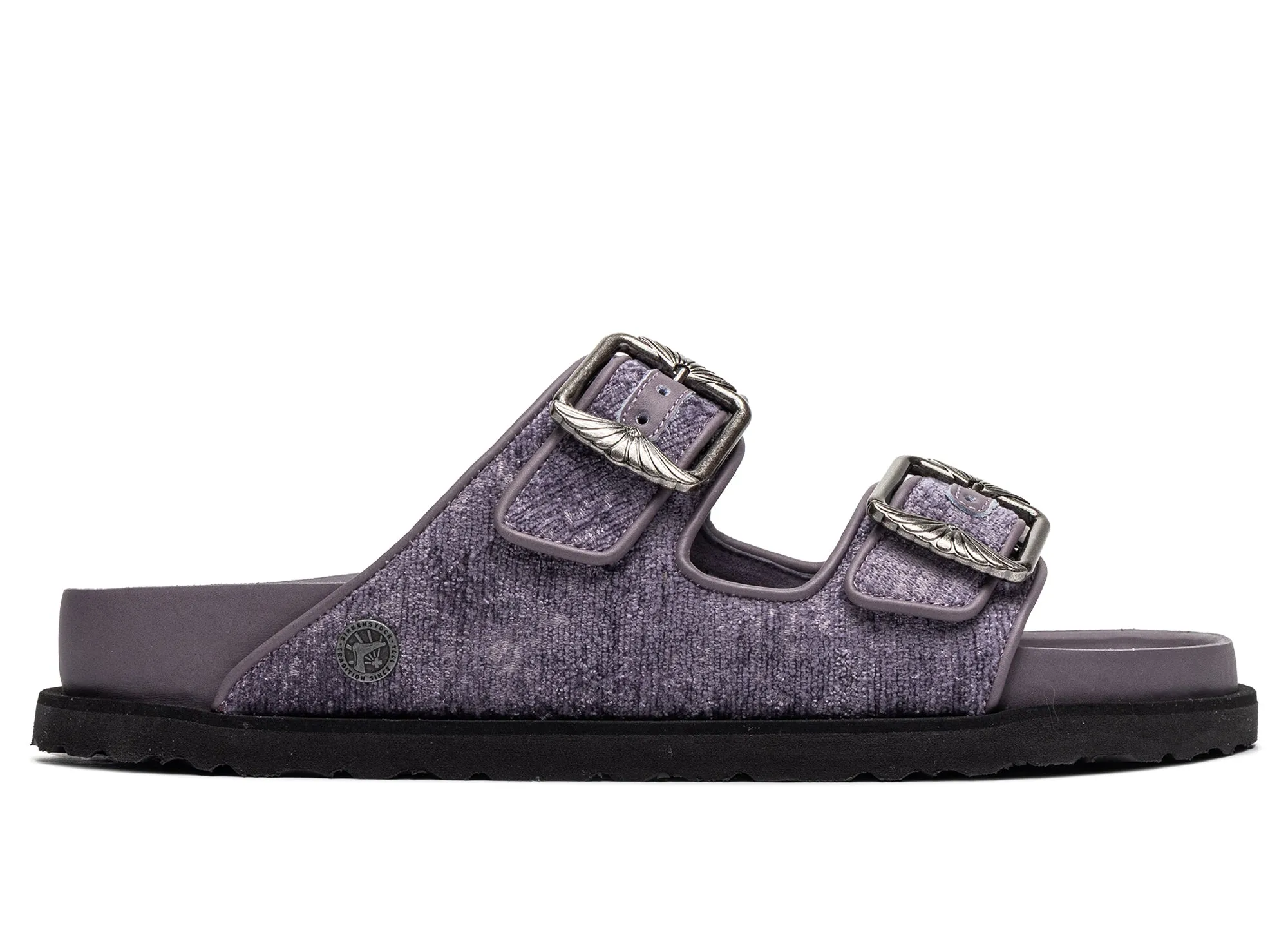Birkenstock Arizona TEX Aged Velvet Lavender 1774 Earth Runners Sandals