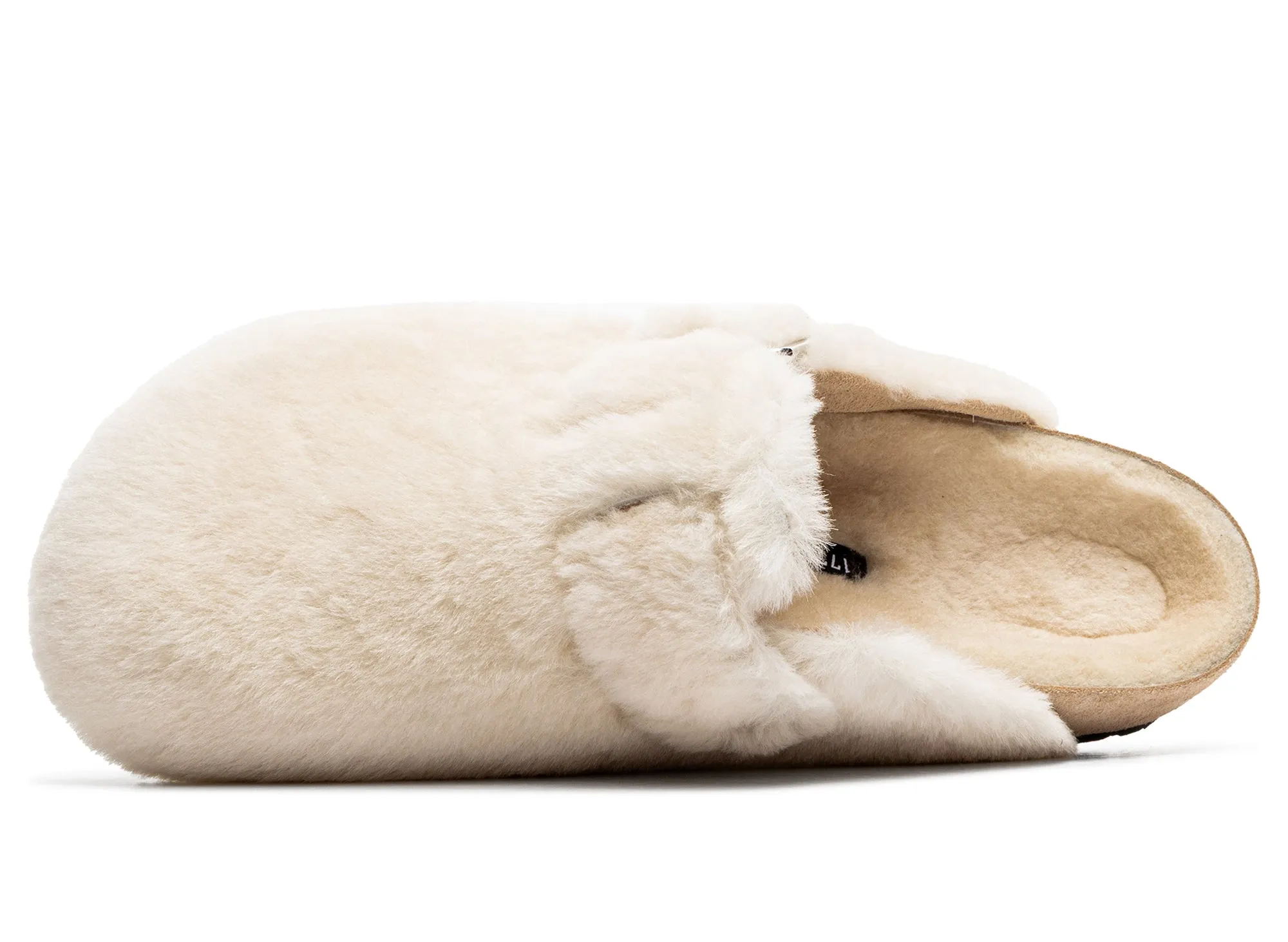 Sandals South Coast Address Birkenstock Boston SK1 1774 Shearling Cream LAF