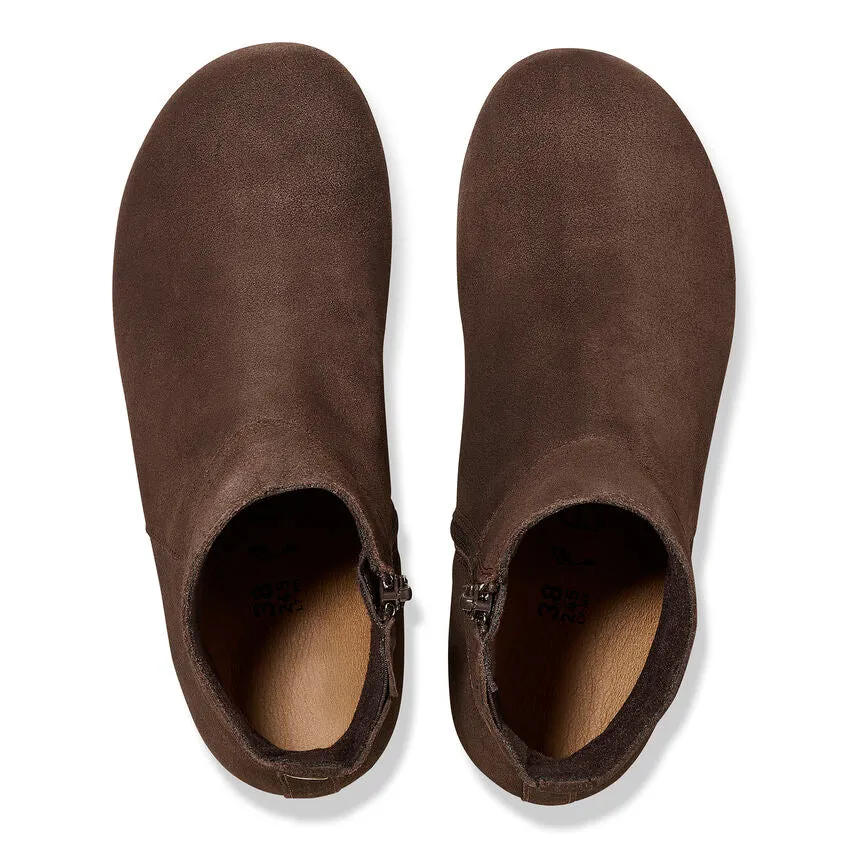 'Birkenstock' Women's Ebba Suede Leather Ankle Boot - Roast Winter Riding Boots