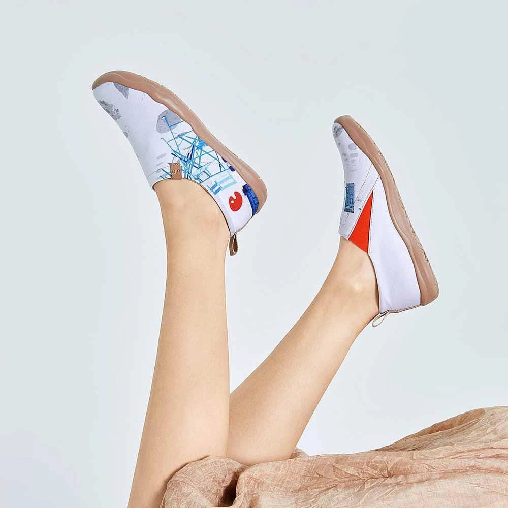 Nike Air Huarache Run Casual Shoes Blue Silence