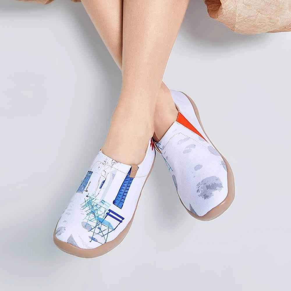 Casual Comfortable Shoe Blue Silence