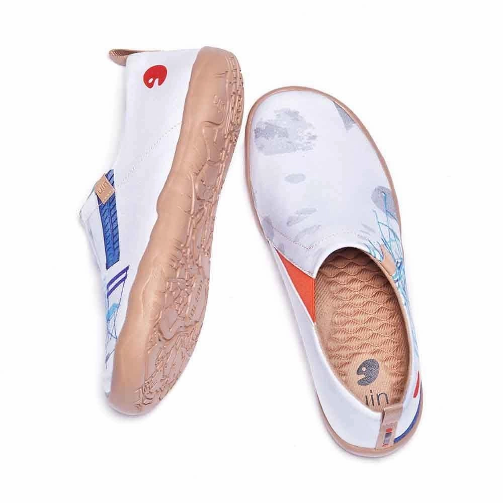 Dress Sneakers Casual Oxford Formal Shoes Blue Silence