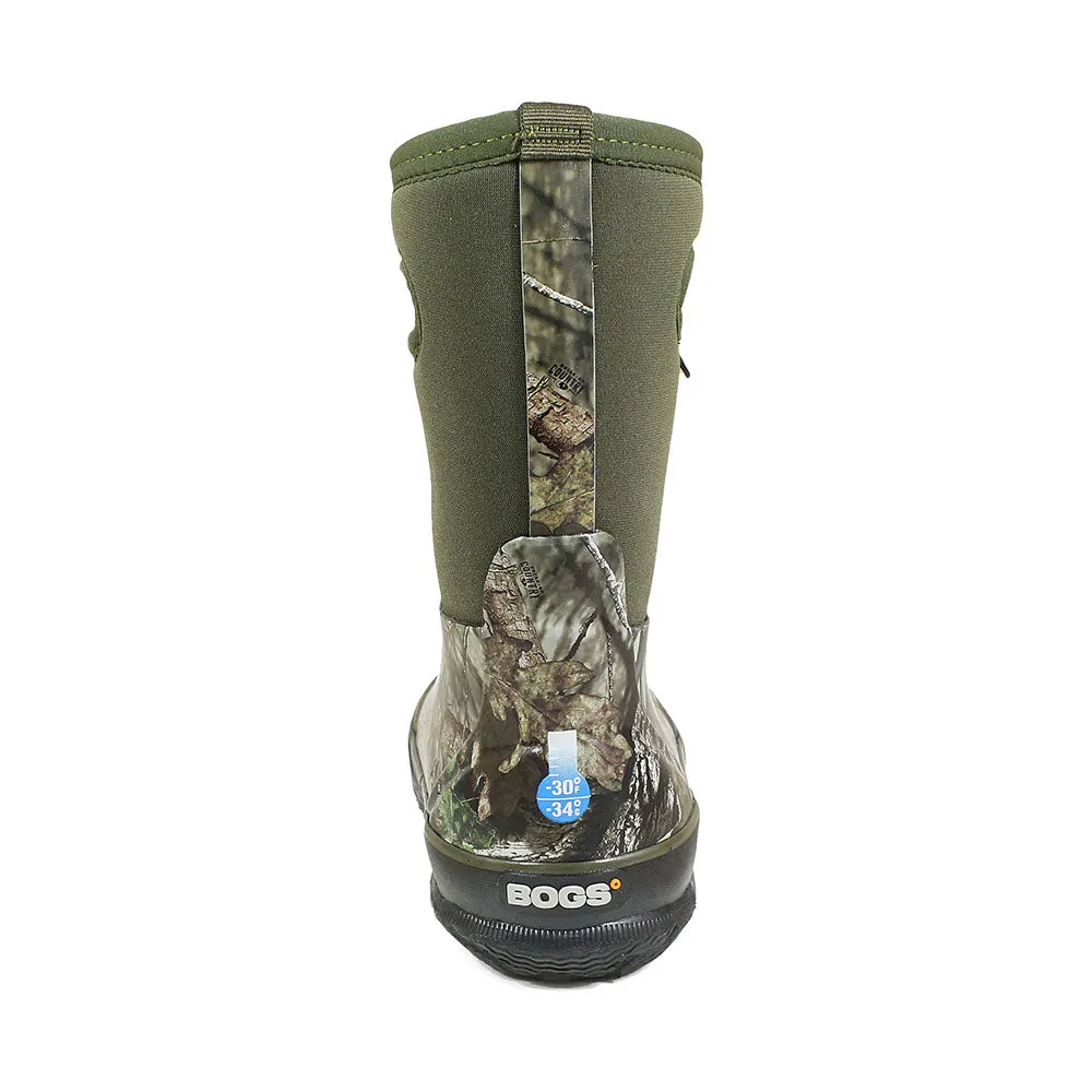 'BOGS' Kids' 10" Classic High Insulated WP Winter - Mossy Oak Camo Boots That Zip