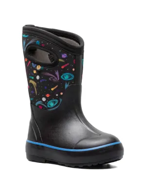 Wildland Fire Boots 'BOGS' Kids' Classic II Final Frontier Insulated WP Rainboots - Black Multi