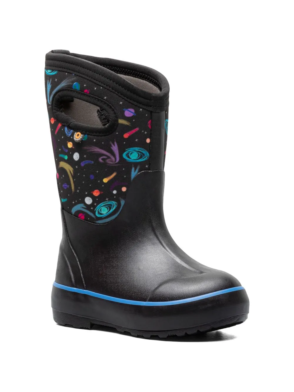 American Made Work Boots 'BOGS' Kids' Classic II Final Frontier Insulated WP Rainboots - Black Multi
