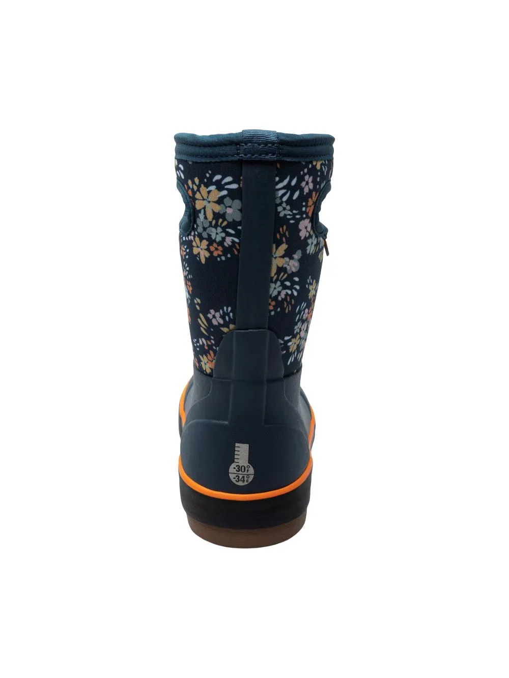 'BOGS' Kids' Classic II Water Garden Insulated WP Rainboots - Indigo Multi Barbour Wilton Rain Boots