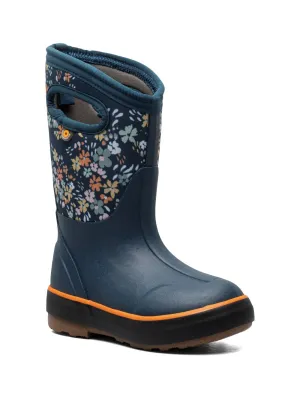 Bv Rain Boots 'BOGS' Kids' Classic II Water Garden Insulated WP Rainboots - Indigo Multi