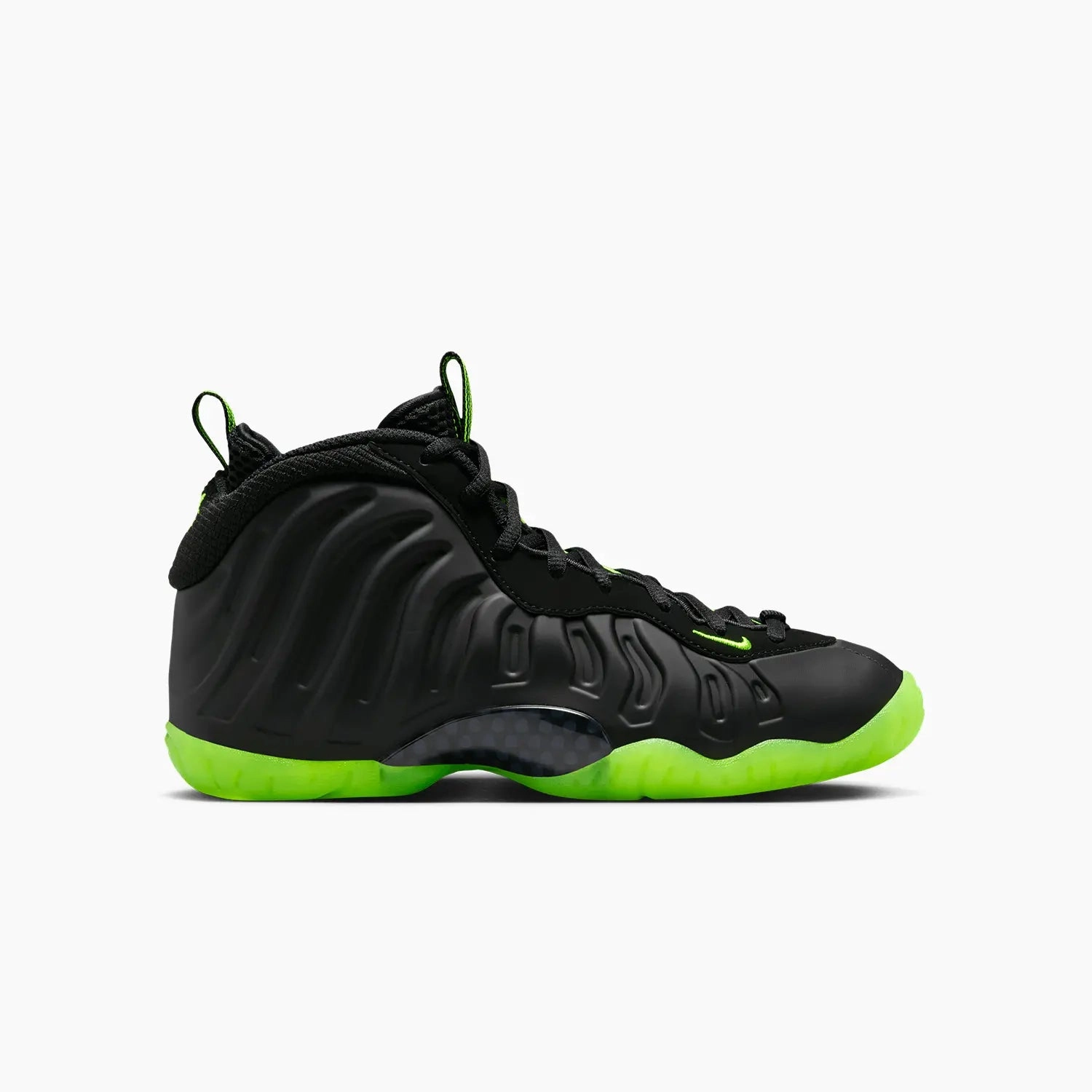 Kid's Little Posite One "Black Volt" Grade School Nike Leather Tennis Shoes