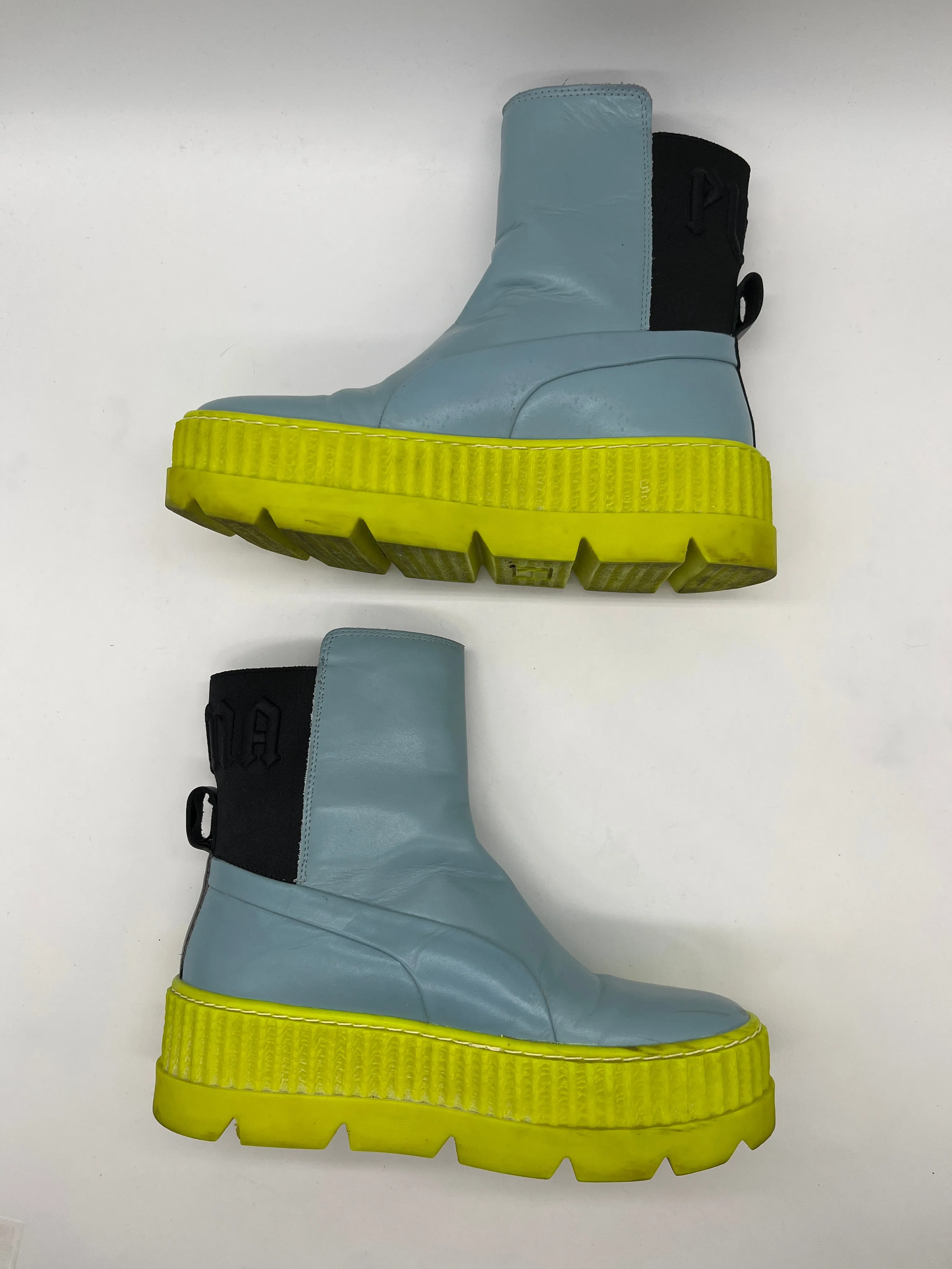 Boots Ankle Flats By Puma In Blue, Size: 7 Porsche Turbo Puma Shoes