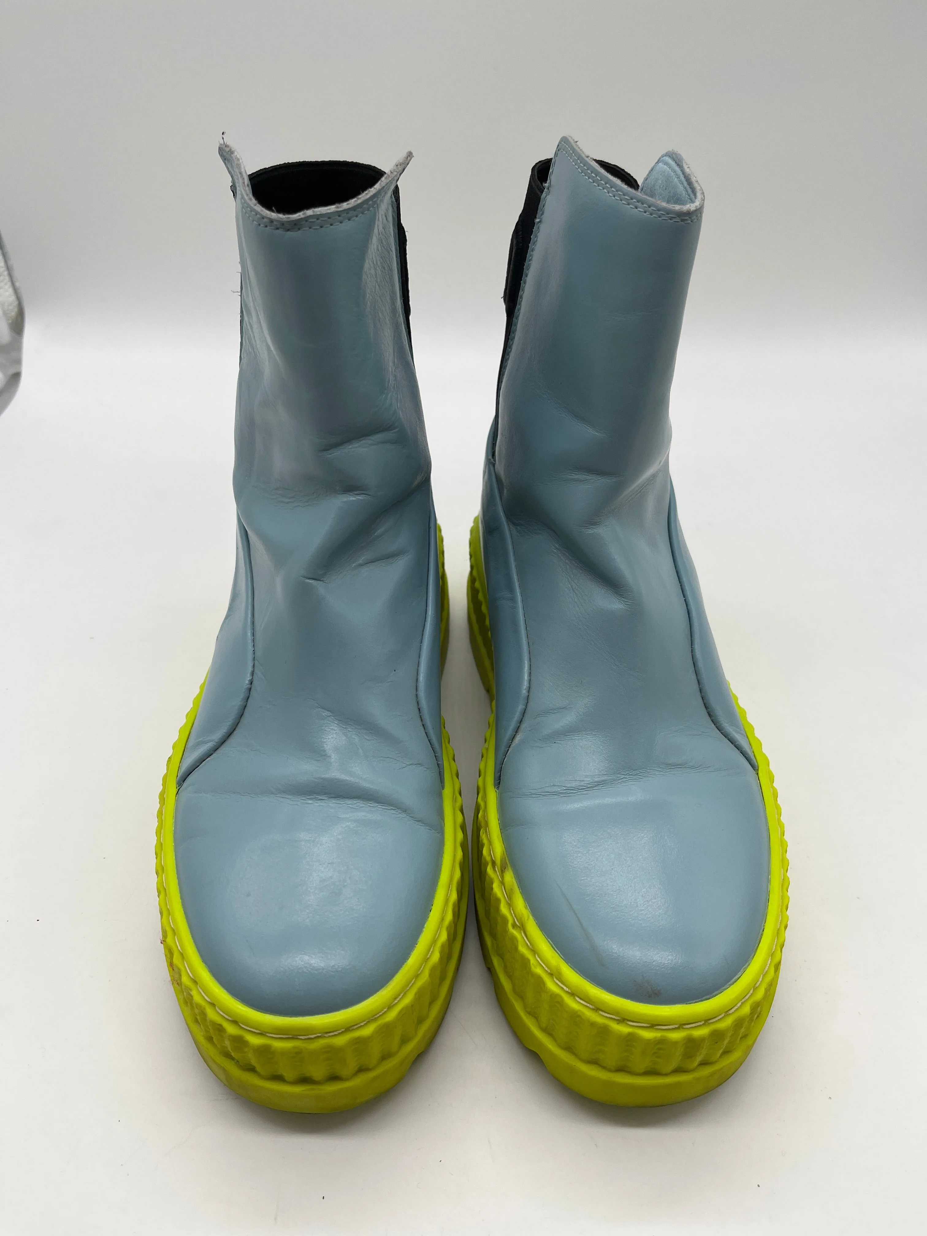 Boots Ankle Flats By Puma In Blue, Size: 7 Puma Nitro Fusion Basketball Shoes